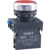 667585 | Кнопка упр. NP8-10BND/4 подствет., самовозв., красный, AC110-230В(LED), 1НО, IP65 (R) Chint